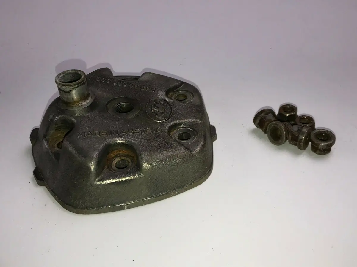1989 Ktm Mx250 Cylinder Head+Nuts Engine Motor Mx250 54530006000 2