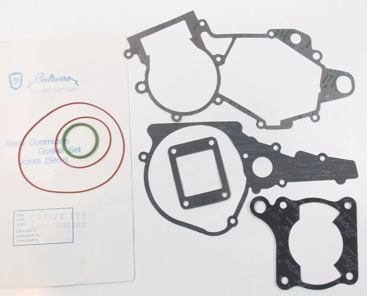 Nos Centauro Gasket Set Cagiva 1980'S 125 Aletta Rossa 141D 1