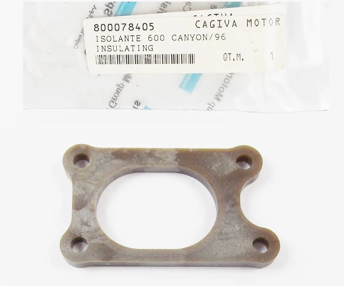 Nos Oem Cagiva 1997 River 500 1994 W16-600 Insulation Plate, Protector 800078405 1