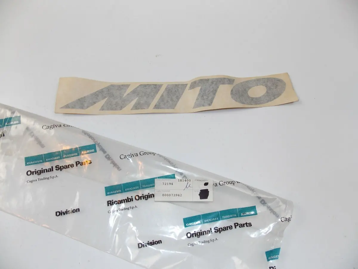 Nos Oem Cagiva 1992-1993 Mito 2 / Mito Replica Sticker Mito 800073942 1