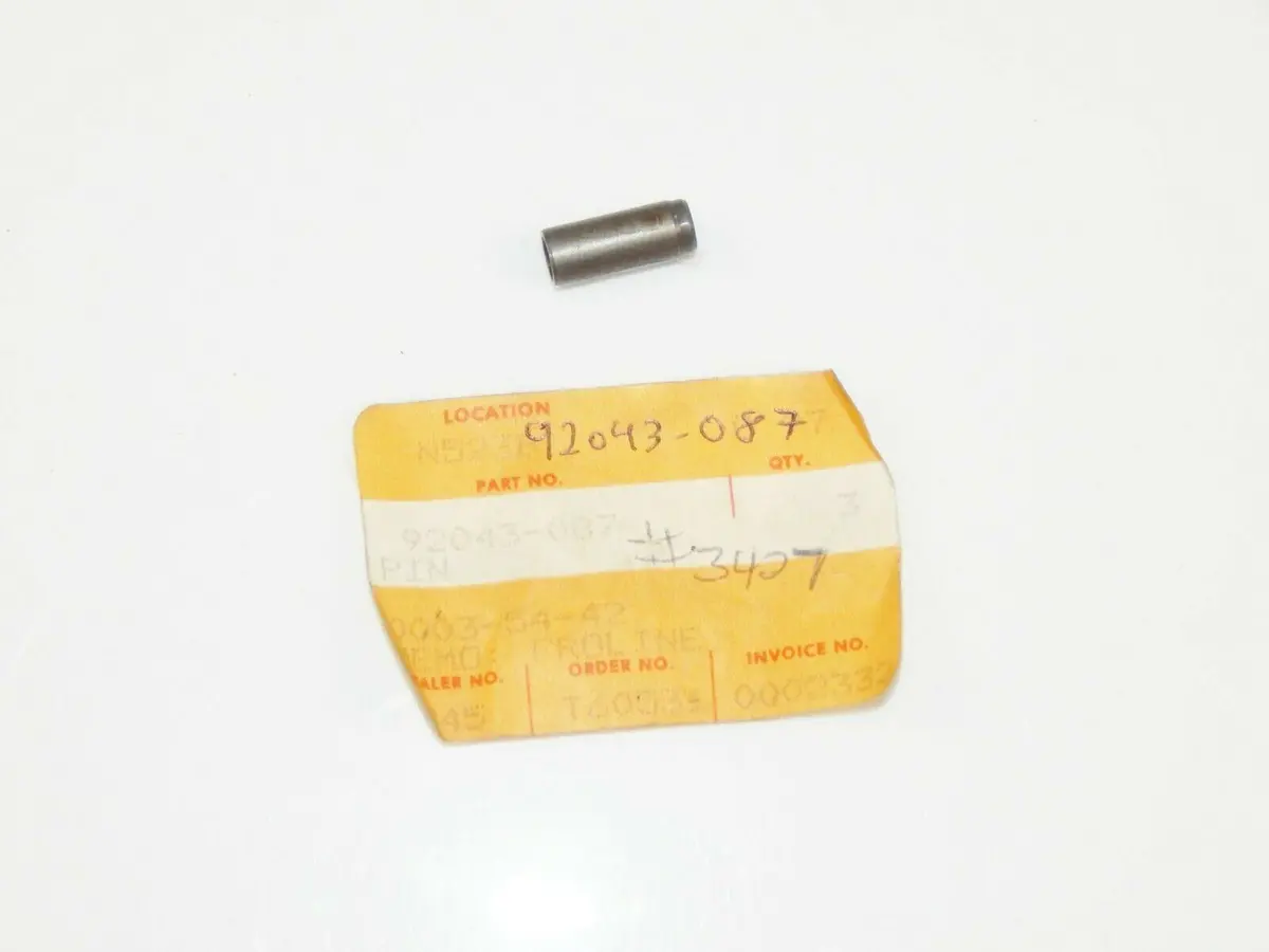 Nos Kawasaki 1973 2009 Z1 Kz1000 Kz750 Ex500 Zx900 Klt250 Starter Pin 92043-087 1