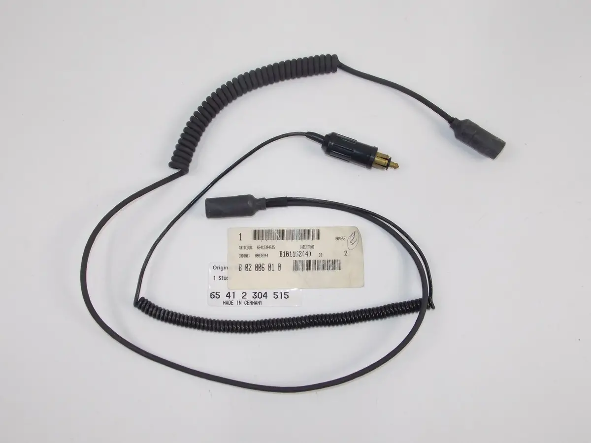 Nos Bmw Helmet Interfono Intercom Cable Connector 65412304515 65-41-2-304-515 1