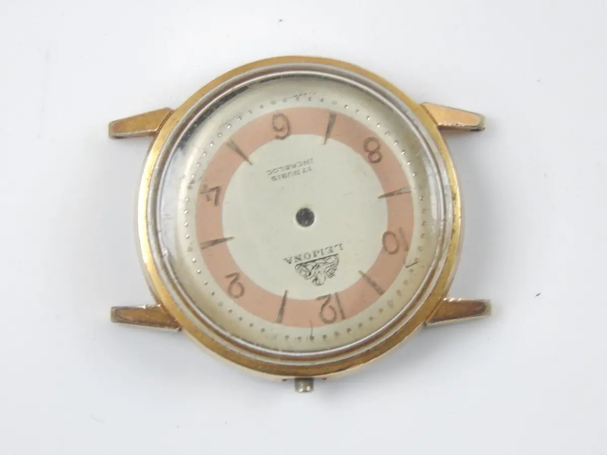 Vintage Watch Leijona 17 Rubis Incabloc D=33Mm For Parts 1