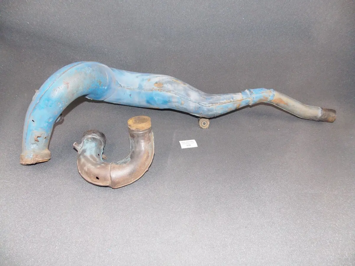 Oem Yamaha 1976 Yz400 Exhaust Muffler Pipe Yz 400 1