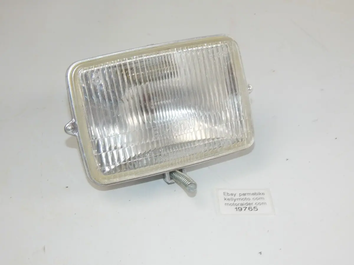 Motorcycle El-Com 6V Headlight Reflector P-3055 130X90mm Cagiva Husqvarn Ducati 1