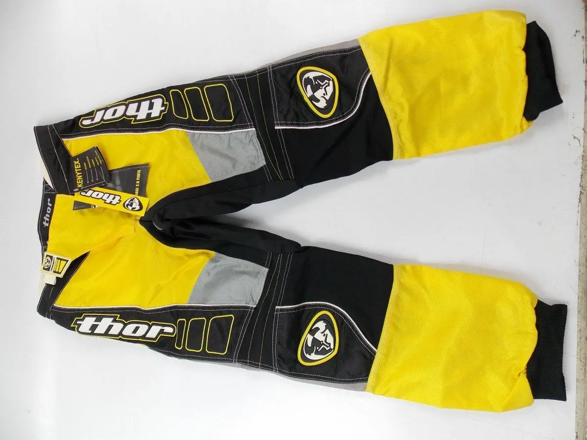 Motorcycle Atv Off Road Thor Phase 2 Kenytex Men Pants Size 30 Yellow 1021-60-30 1
