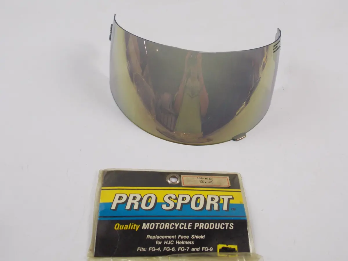 Pro-Sport Face Shield To Fit Hjc Helmets  Fg-4/6/7/9  609-0161 Red Visor Screen 1