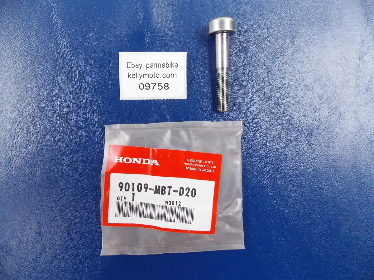 Nos Oem Honda Xl1000v 2003-08/Xl125v 2007-11 Bolt Socket 8X45 90109-Mbt-D20 1