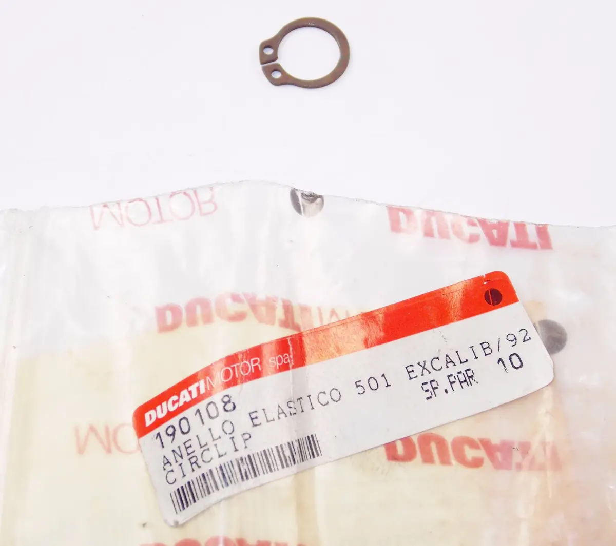 Nos Oem Cagiva 1987-1988 Excalibur 350|501 Kanguro 350 Morini Snap Ring 190108 1