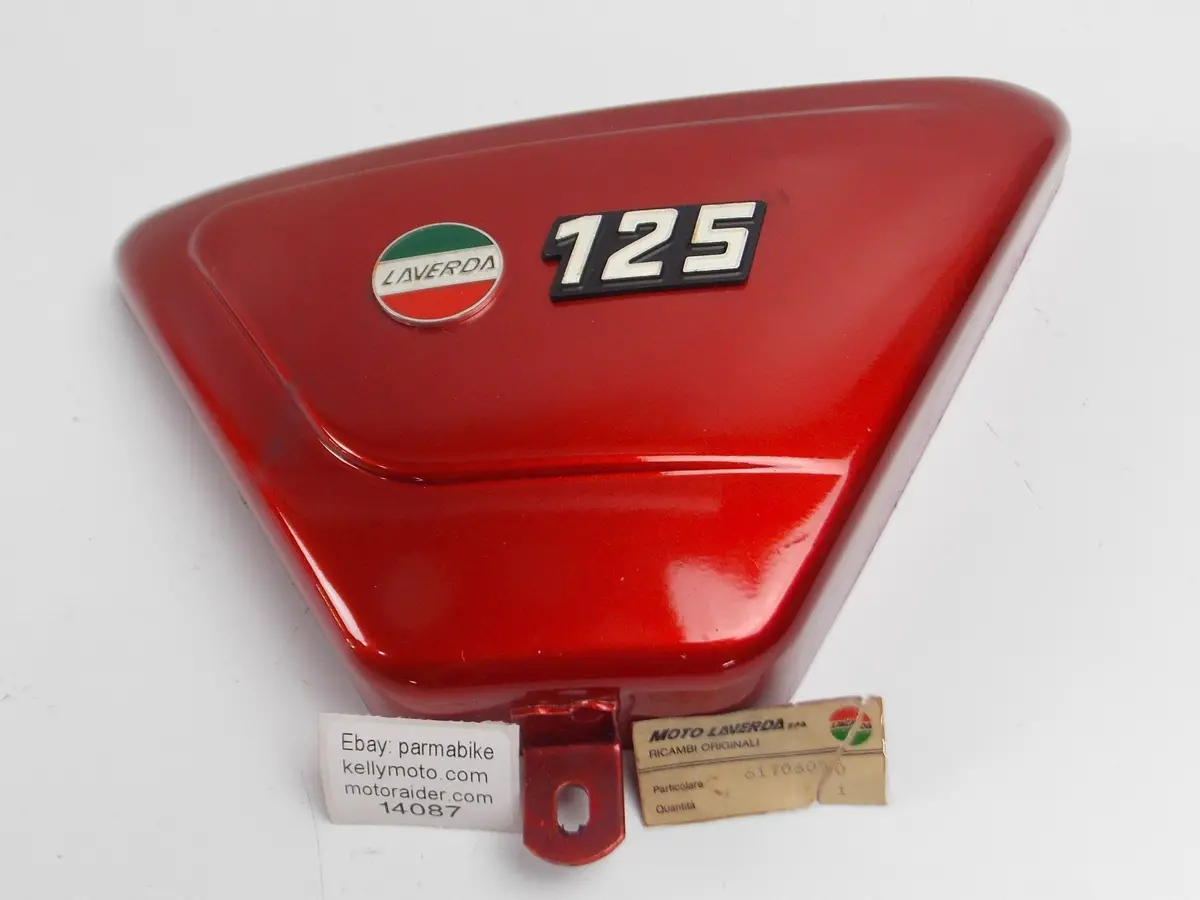 Oem Laverda Lz 125 175 Frame Chassis Lh Side Cover Panel Red 61706050 61 706 050 1