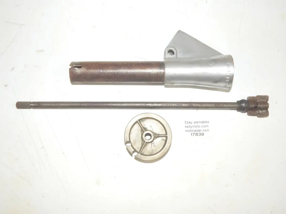 1959 Lambretta Li 150 Left Handlebar Shifter Pulley Rod Gear Change Clutch Perch 1