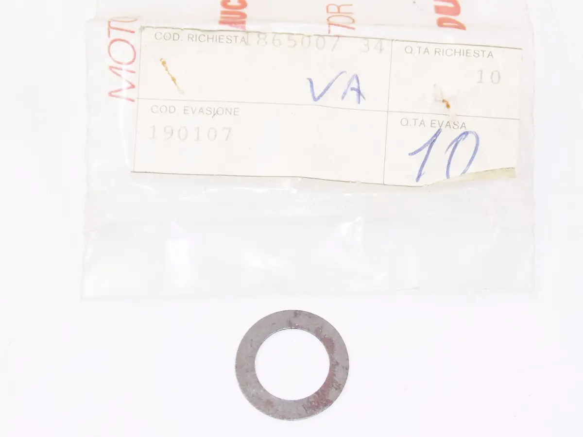 Nos Oem Cagiva 1987-1988 Excalibur 350 Kanguro 350 Coguaro Morini Washer 190107 1