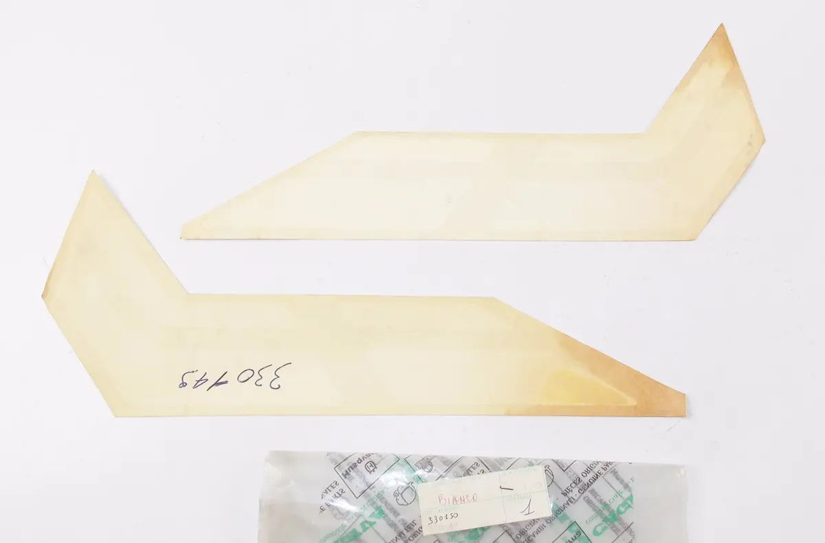 Nos Oem Morini 1987 350 Kanguro Right/Left Side Panel Sticker 330149 | 330150 1