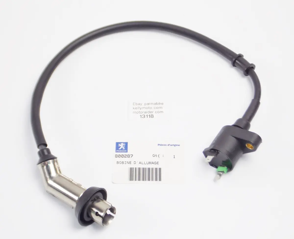 Oem Peugeot 2007/2009 Sum 125 Scooter Ignition Coil Part # 800287 1