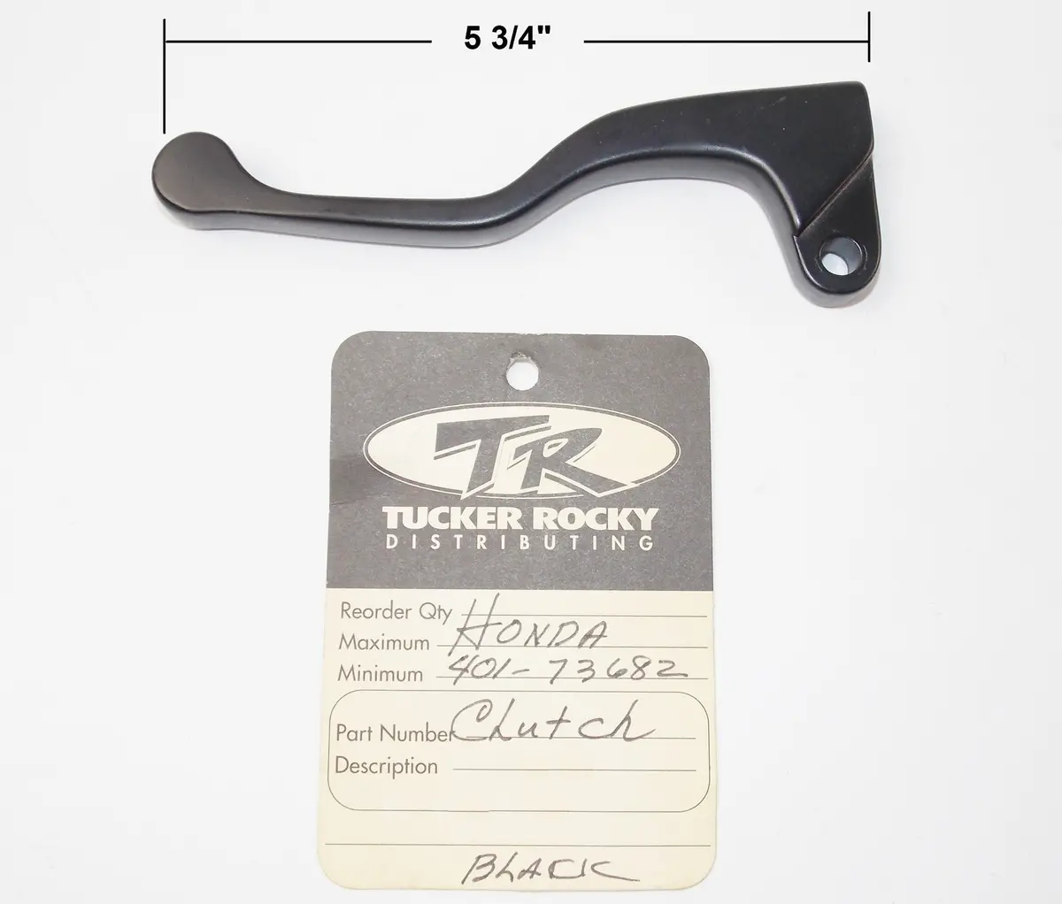 Tucker Rocky Clutch Lever Black Honda Long 5 3/4" Oe# 401-73682 Cr125 Cr250 Cr85 1