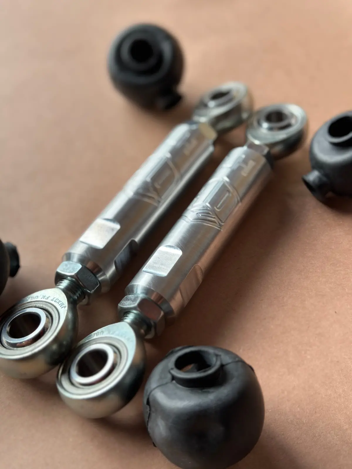 Tna Billet Adjustable Front Sway Bar Links For Fabtech 6'' 05-23 Taco, 03-24 4Run, 07-14 Fj (C4) 1