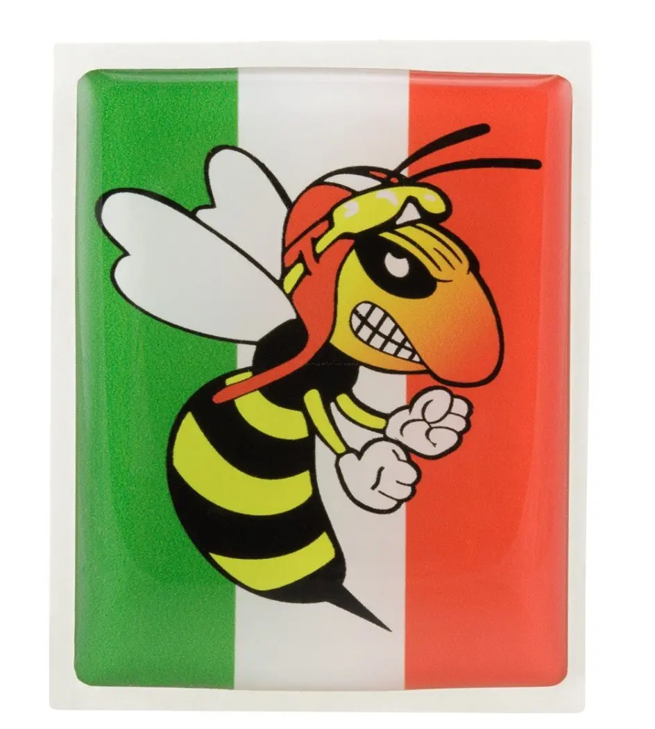 3D Logo Horn Cover Angry Wasp | Vespa Lx/Lxv/S/Sprint /Primavera/946/Gts 1