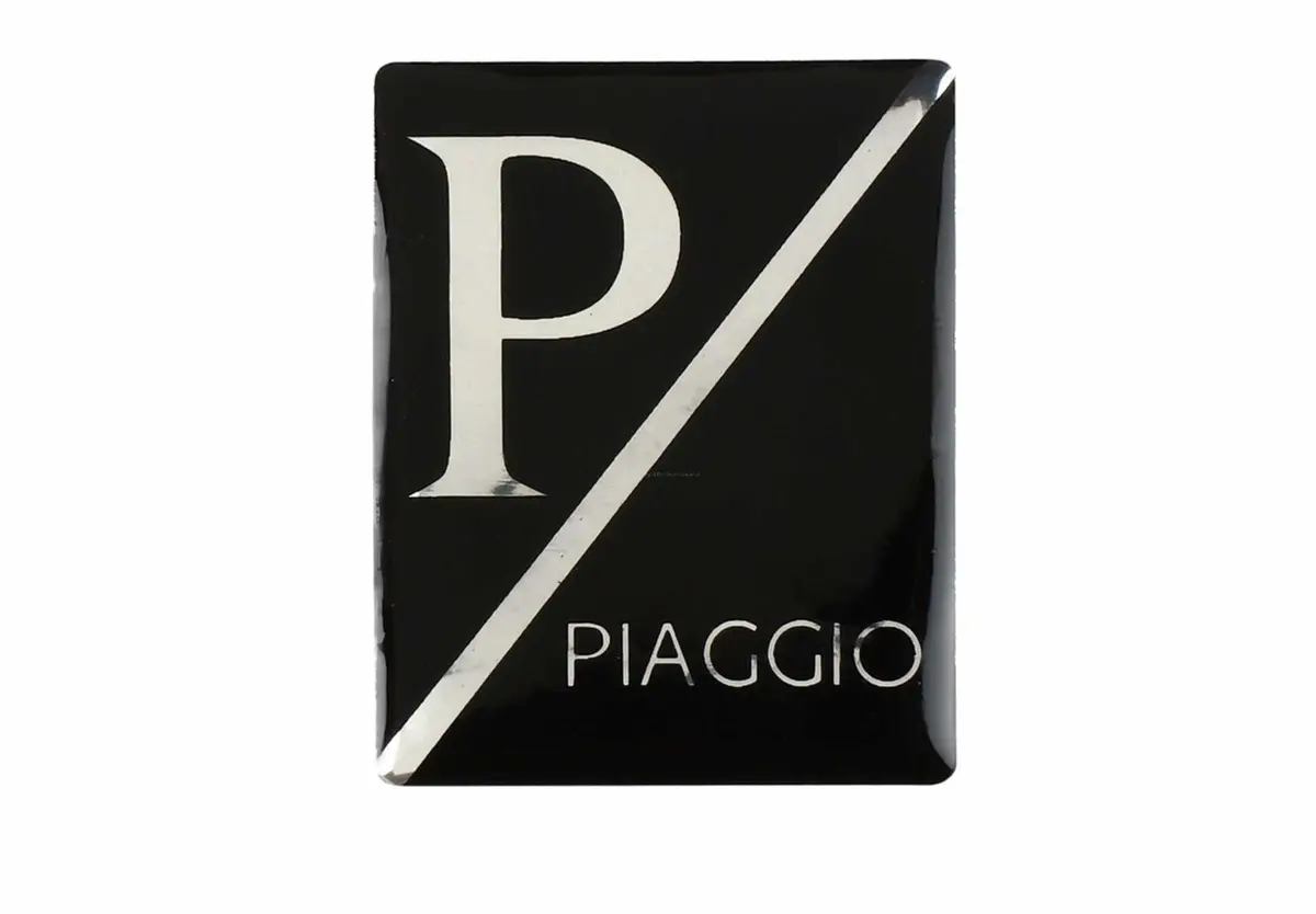 3D Logo Piaggio Black | Vespa Lx/Lxv/S/Sprint /Primavera/946/Gts 1
