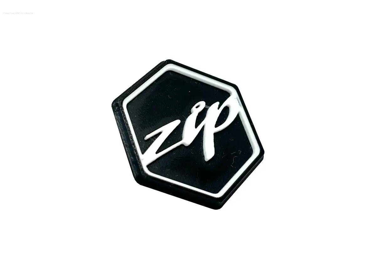 3D Logo Piaggio Custom Edition White | Piaggio Zip Models 1