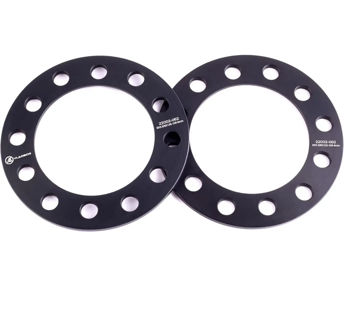 Vlaoschi Forged 6X5.5 6X135 6X139.7 Universal Wheel Spacers 1/4 Inch (6Mm) (Pair) 1