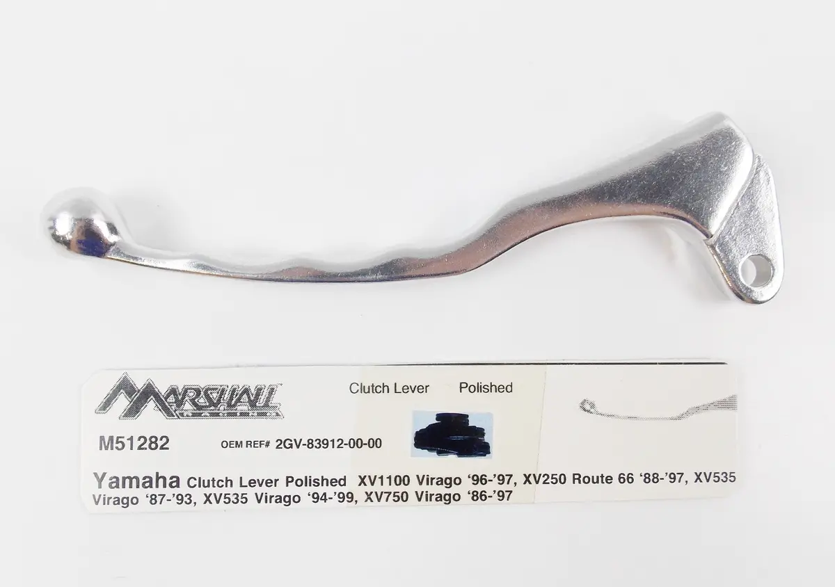 Lh Clutch Lever Polished Yamaha 1996-97 Virago Xv1100 M51282 | 2Gv-83912-00 1