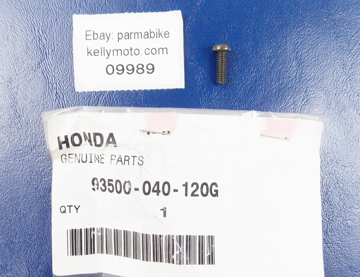 Nos Oem Honda 2003 | 2005 | 2007 Cb1300 Screw Pan 4X12 93500-040-120G 1