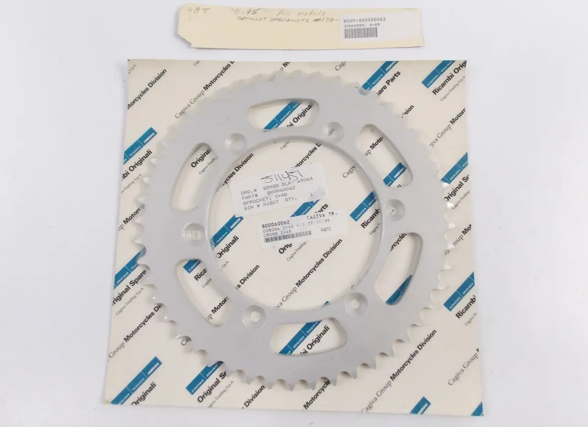 Nos Oem 1996-2000 Husqvarna Te Tc Cr Wr Rear Wheel Sprocket Z=48 800060062 1