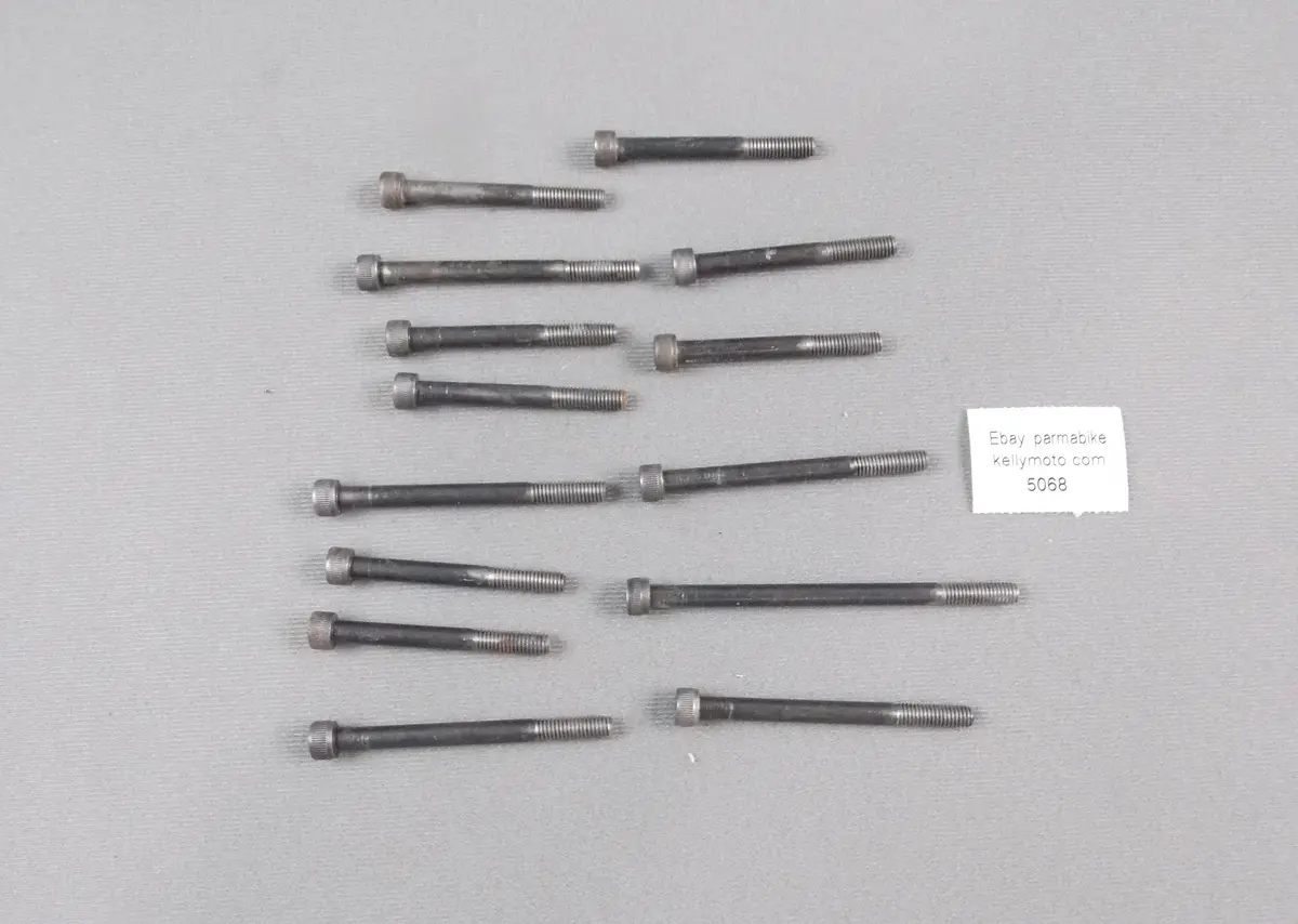Oem Yamaha 1976 Yz400 Engine Crankcase Bolt Screw Motor Center Cases 1