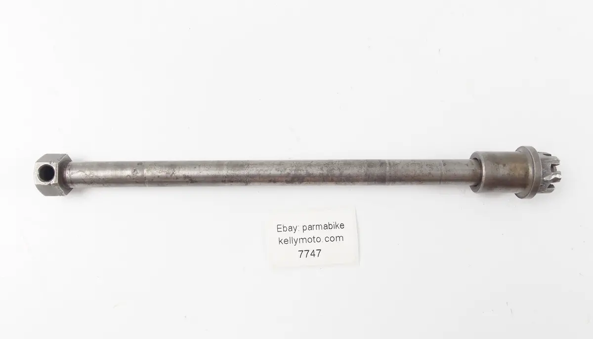 Suzuki 1979 Pe 250 Front Wheel Pin Bolt Axle Spacer Nut 1
