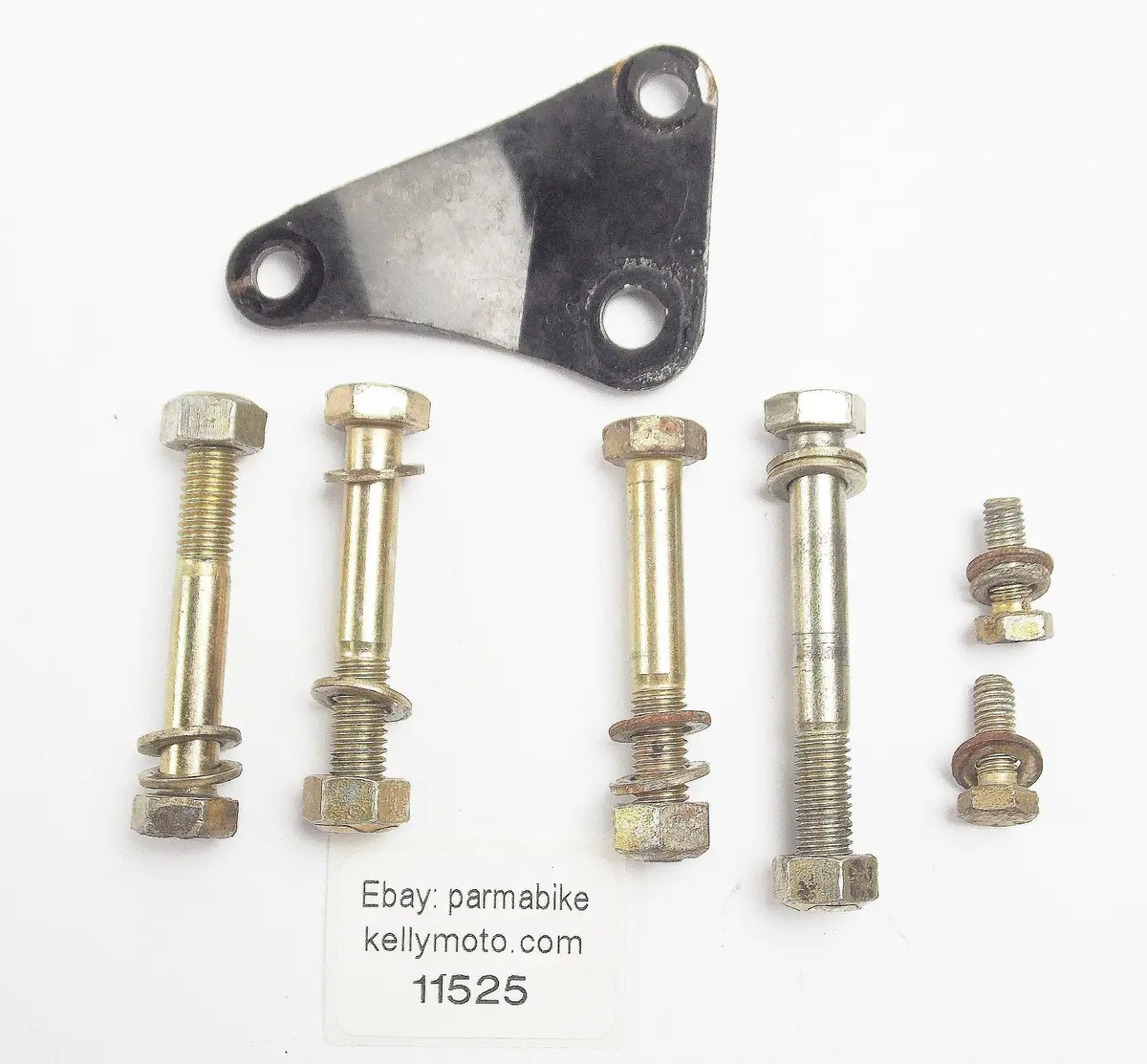 1986 Cagiva 125 Elefantre Engine Motor Mount Bolts Plate Bracket 1