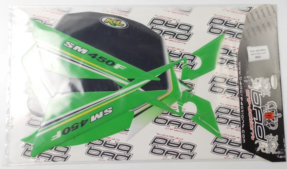 Kawasaki Sm 450F Gas Tank Fairing Sticker Decal Graphic Emblem Marks Set 1