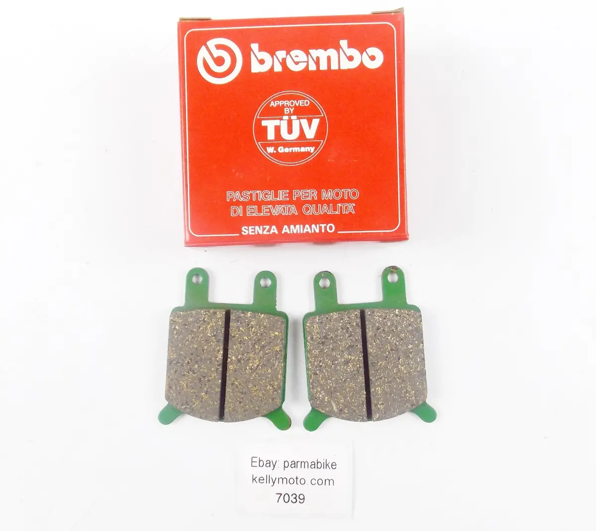 Nos Brembo 1986 Garelli Gta 125 Brake Pads Front Wheel 07.Gr02.04 | 07Gr0204 1