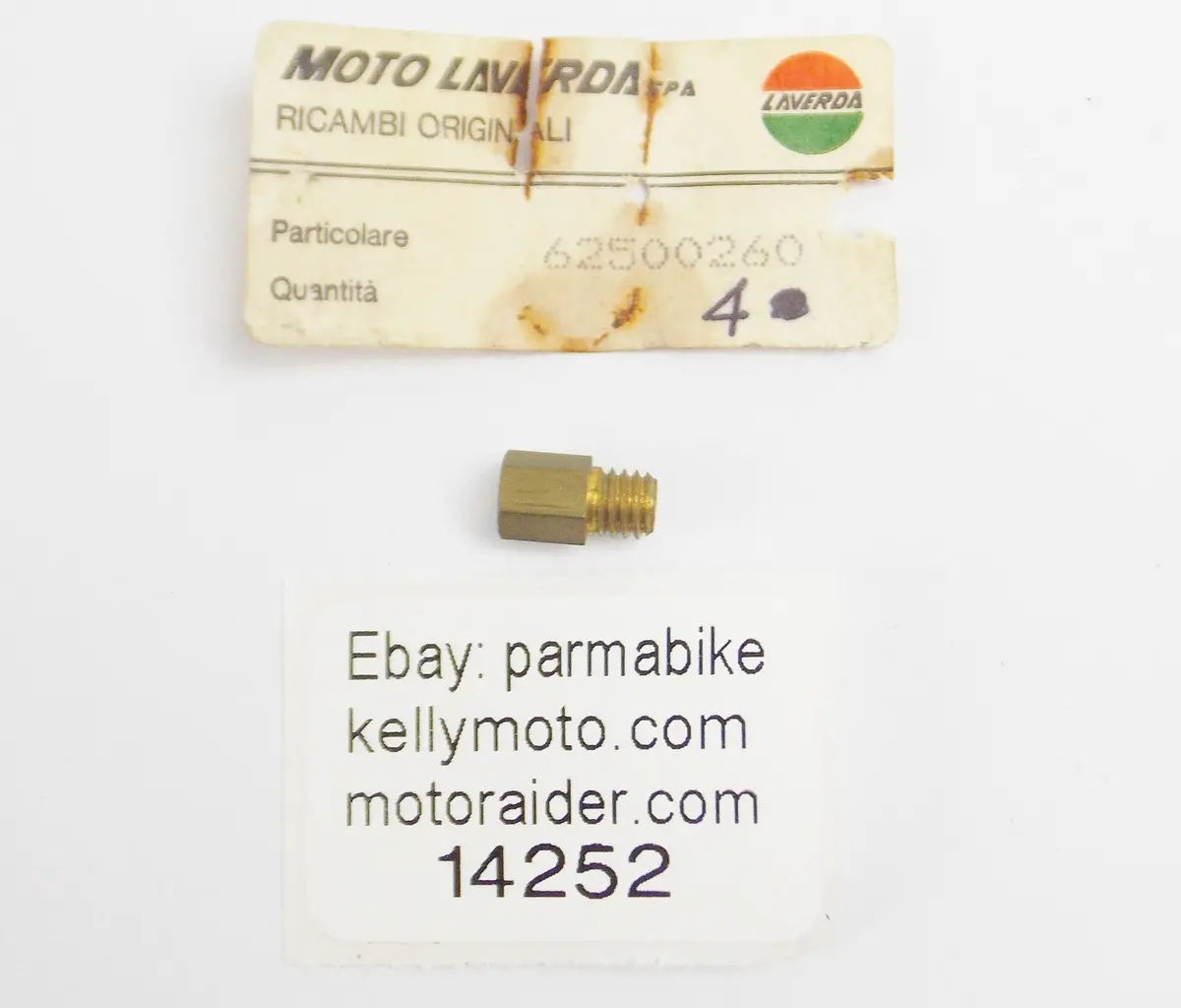 Oem Laverda Zundapp Lz 125 Carburetor Main Jet 110 62500260 | 62 500 260 1