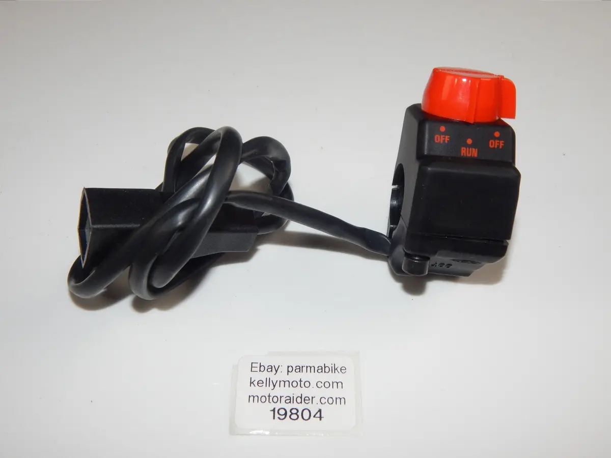 Nos Cev Cagiva 7/8" 22Mm Handlebar Bar Off-Run Switch Engine Stop Switch Vintage 1