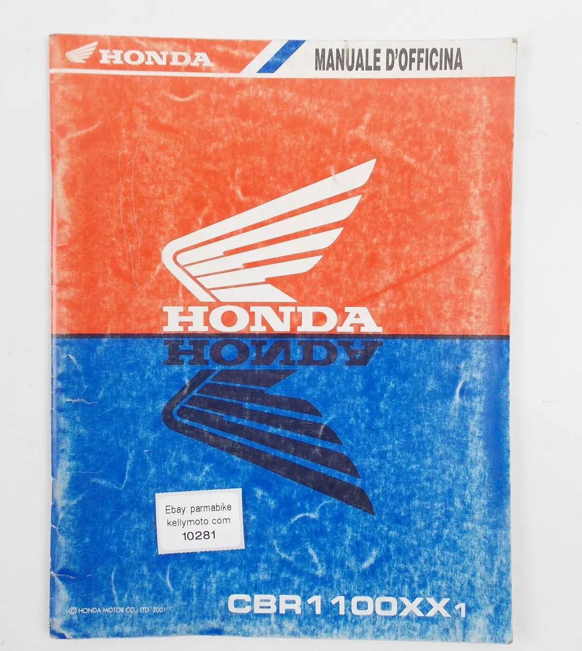 Honda 2001 Cbr1100x1 Suplement Workshop Manual Repair Book Italian 1