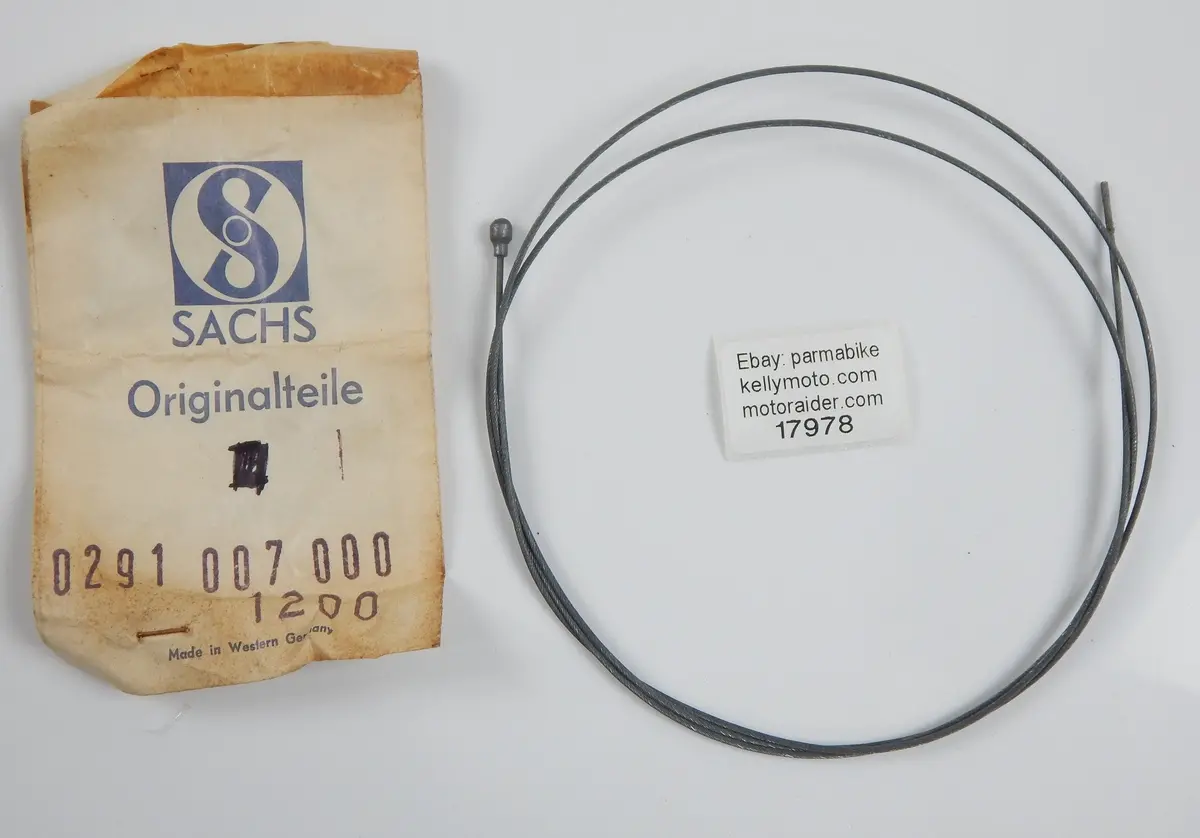 Sachs 50 100 125 1001/5A 1251/6D & 50S Clutch Cable Hercules Dkw 0291-007-000 1