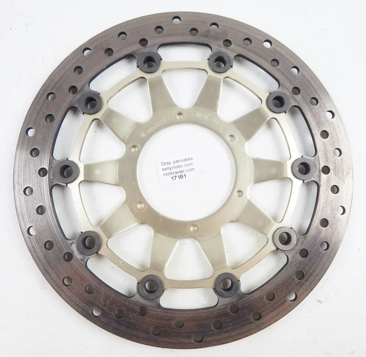 2006 Honda Cbr1000 Front Wheel Left Brake Disc Rotor 45220-Mel-D21 Yutaka 1