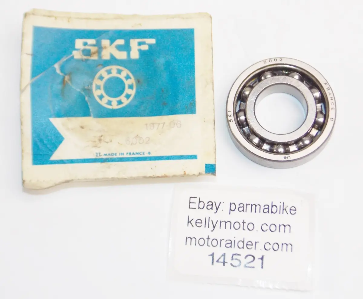 Skf Open Deep Groove Ball Bearing 15X32x9 Mm 6002 Motorcycle Scooter Atv Quad 1
