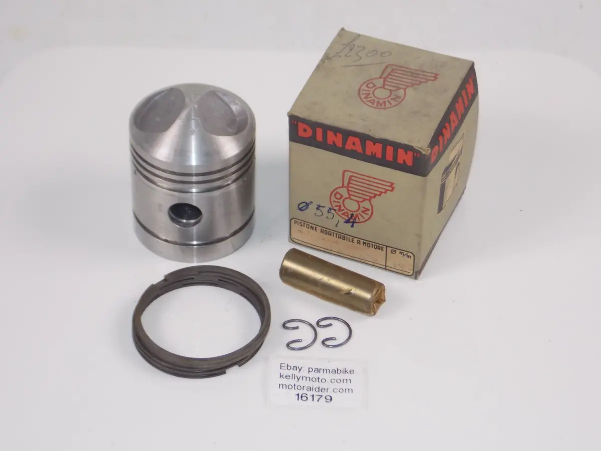 Nos Dinamin 192 Piston 55.4Mm Mv 125 Sport 4-Stroke+Circlps+15Mm Pin+Ring #16179 1