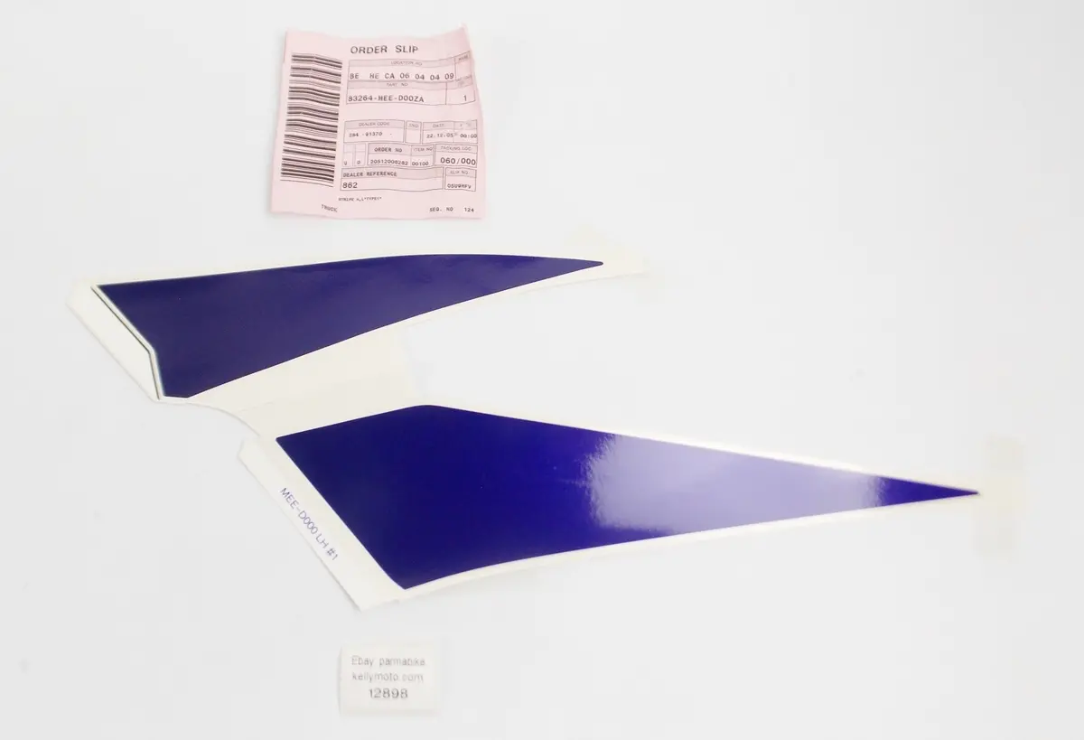 Oem Honda 2005 Cbr600rr Stripe A Decal Lower Top Shelter Type1 83264-Mee-D00za 1