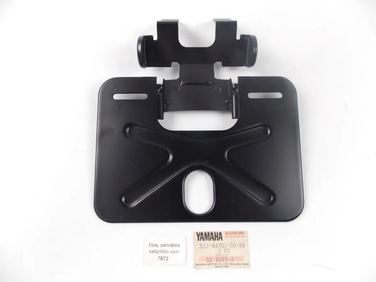 Nos Oem 1986 1987 Yamaha Xs600  Licence Plate Holder Mount 51J-84751-00-98 1