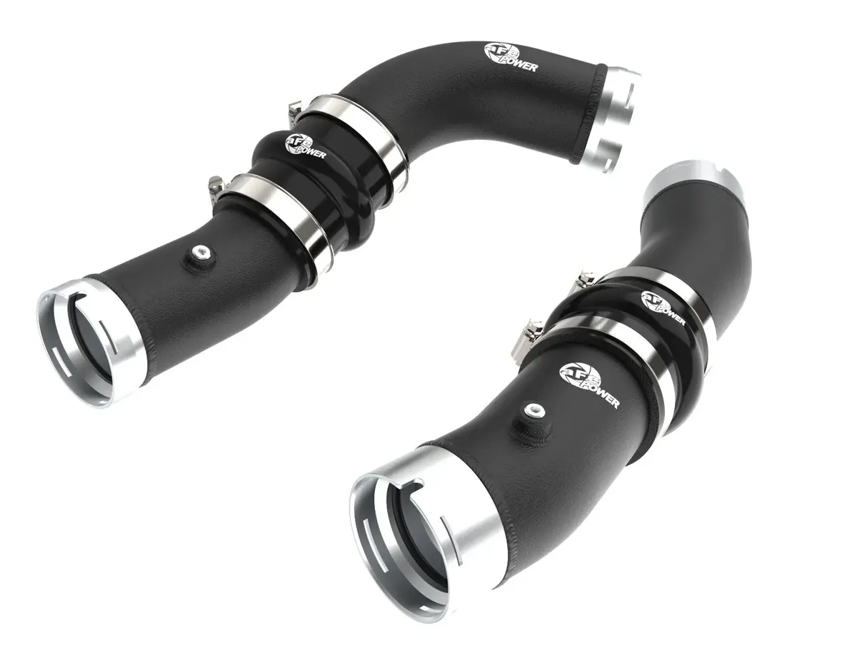 Afe Bladerunner 2024 Tacoma  2-1/2 In & 3 In Aluminum Hot And Cold Charge Pipe Kit Black Pn# 46-20724-B 1