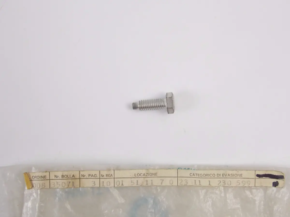 Nos Oem Bmw 1974-1996 R 100|60|65|75|80|90 Shifting Forks Hex Bolt 23111230599 1