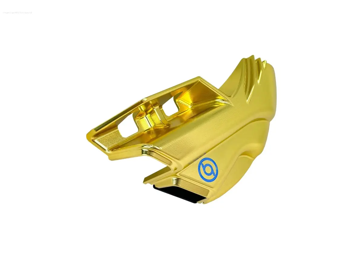 Race Duct-S6 Cnc 1O1 Factory Gold | Vespa Et2/Et4/Lx/Lxv/S/946/Gts/Gts Super/Gtv/Gt 60/Gt/Gt L 50-300Cc 2T/4T 1