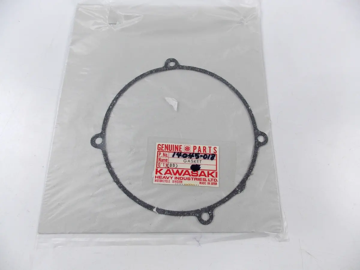 Nos Oem Kawasaki 1974-1976  1978-1979 Kx250 Left Engine Cover Gasket 14045-018 1