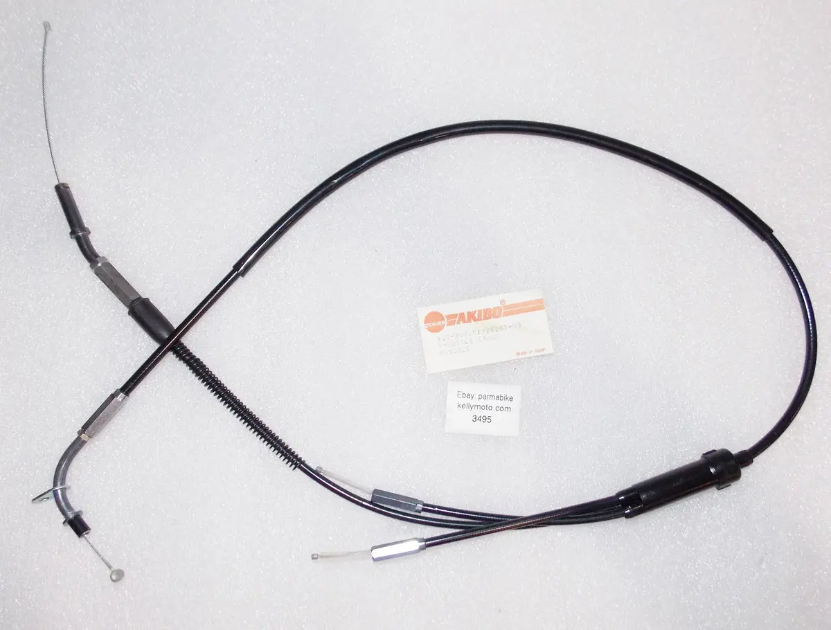 Nos 1980-1984 Akibo Yamaha Rd 250Lc/350Lc/500Lc Throttle Cable 4L0-26260-00 1