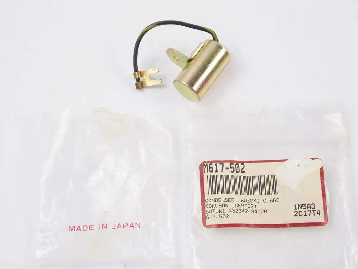 Nos Kokusan Suzuki 1972-1977 Gt550 Condenser M617-502 | Suzuki Oe # 32342-34020 1