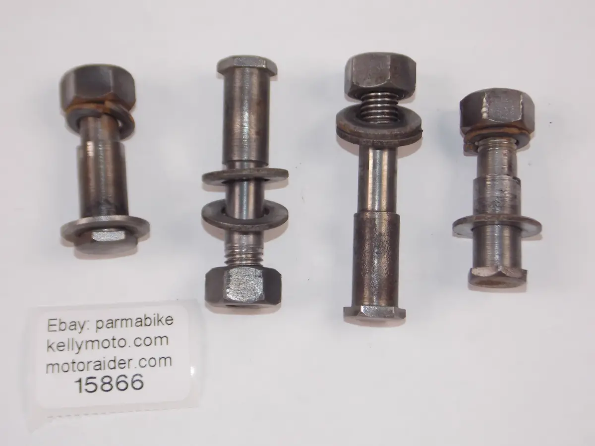1953-1956 Mv Agusta Pullman 125 Rear Shock Mounting Bolts Vintage Italy 1