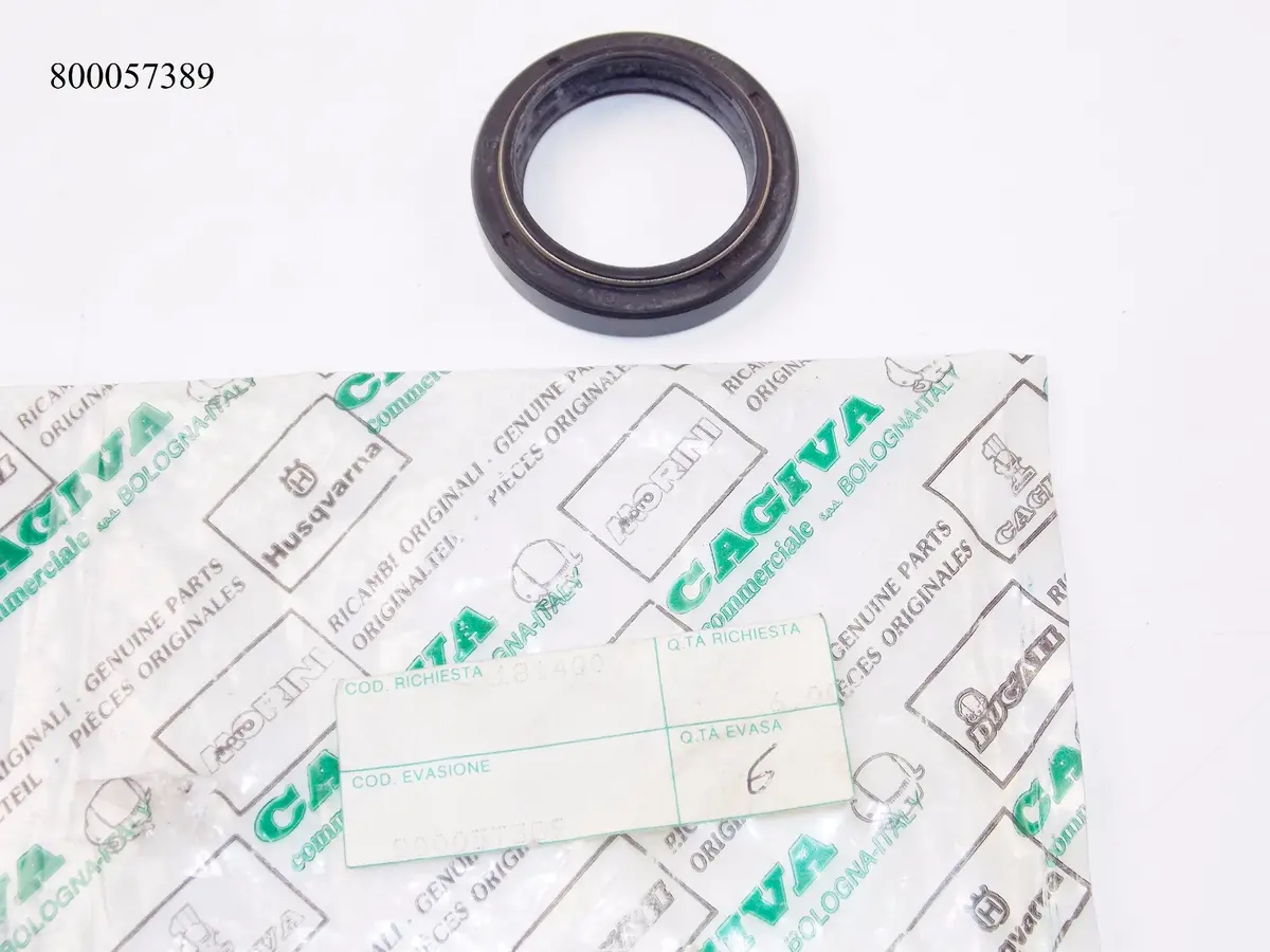 Nos Oem Cagiva 87-92 Cocis 50 Freccia 125 K3 W4-92 Front Fork Oil Seal 800057389 1