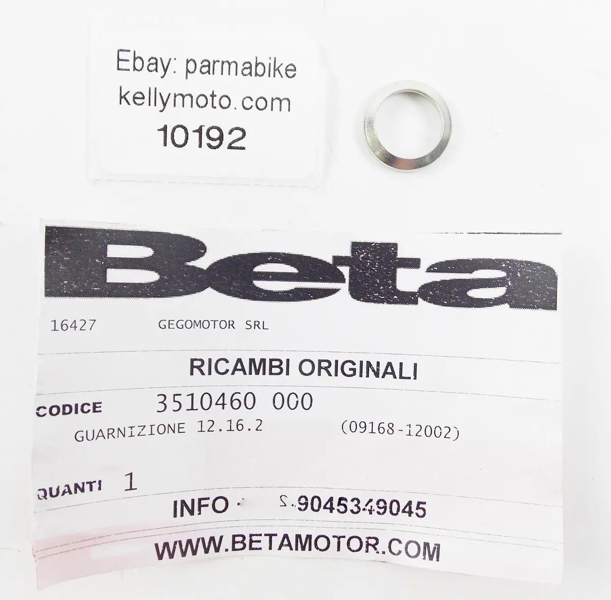 Nos Beta 2018 Alp 4.0 Engine Case Gasket 3510460-000 1